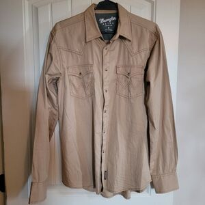 Wrangler retro pearl snap button down